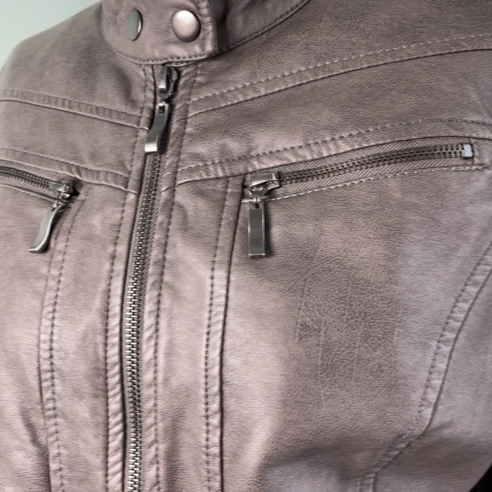 American Rag Faux Leather Moto… - Picture 3 of 7
